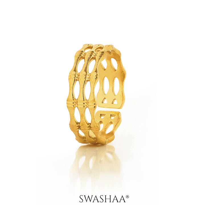 Lepa 18K Gold Plated Ring