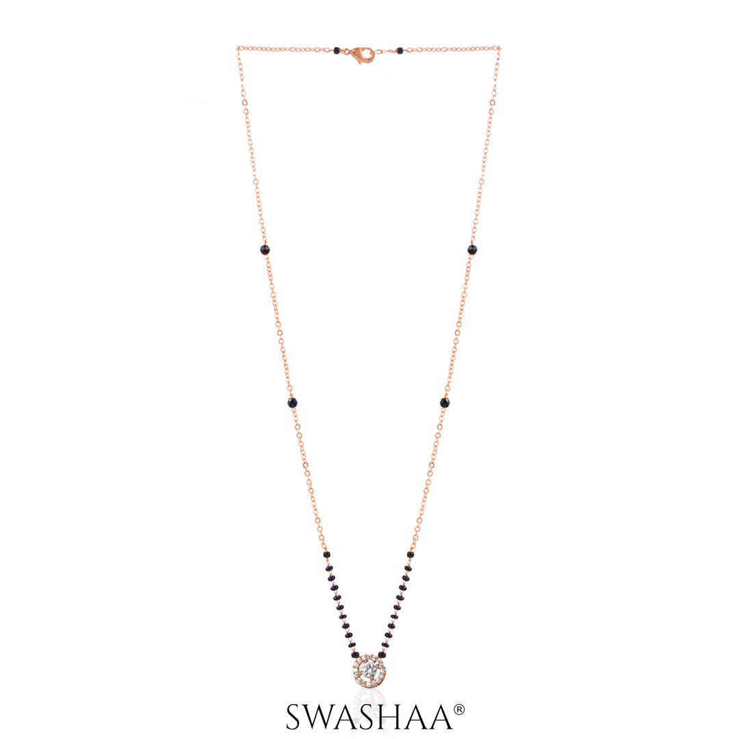 Lisa Rosegold Plated Mangalsutra