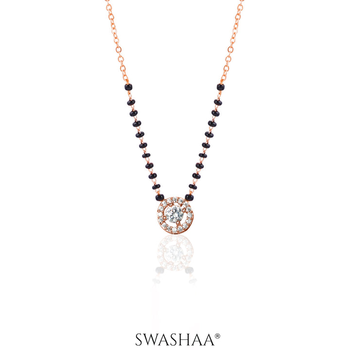 Lisa Rosegold Plated Mangalsutra