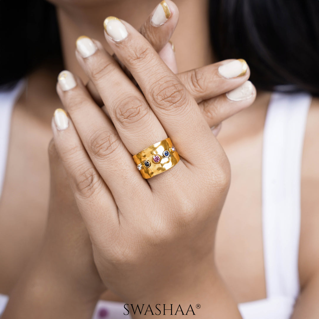 Lyra 18K Gold Plated Rings