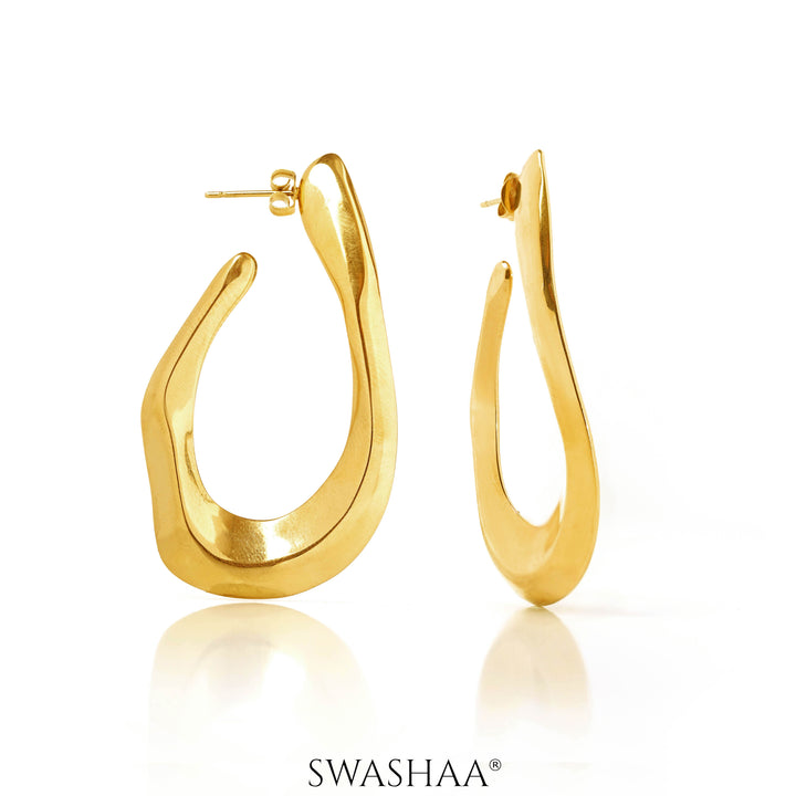 Manha 18K Gold Plated Earrings