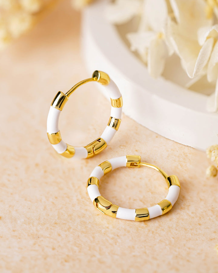 Marina 18K Gold Plated Hoop Earrings