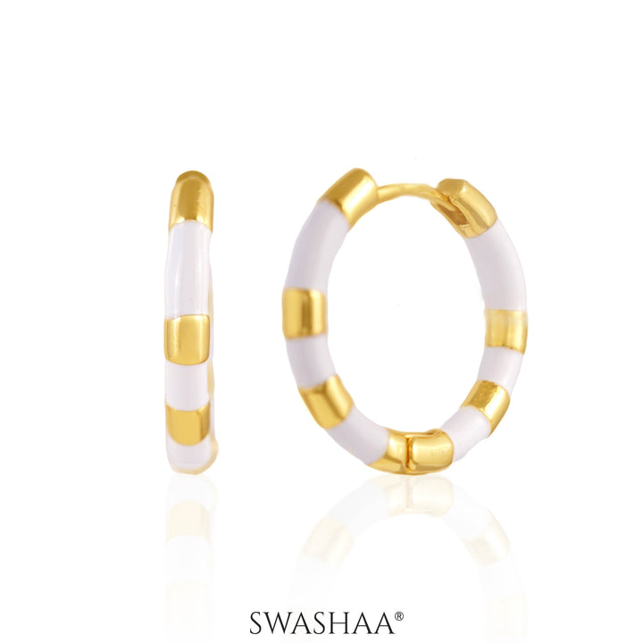 Marina 18K Gold Plated Hoop Earrings