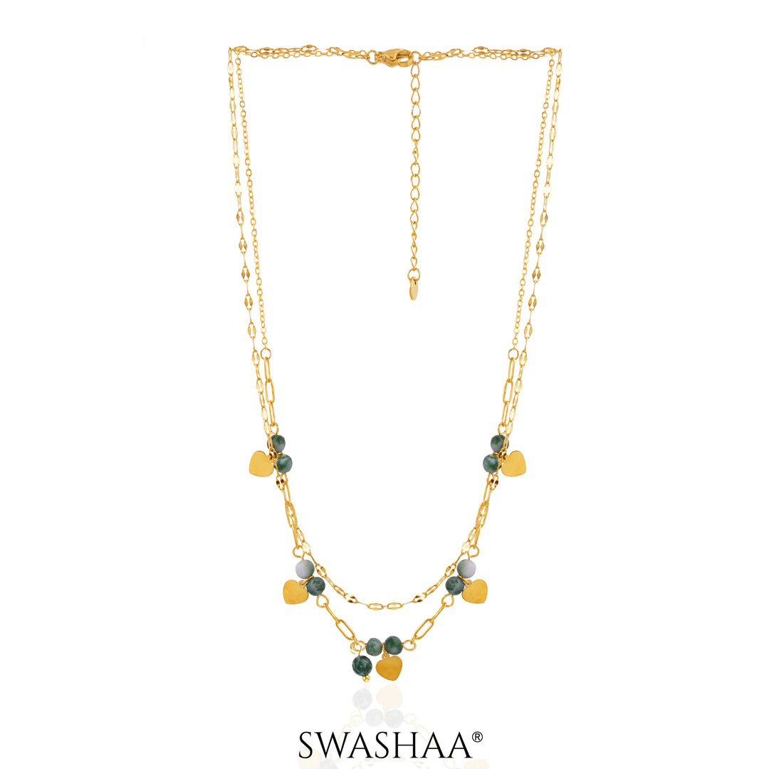 Marsha Beads 18K Gold Plated Necklace