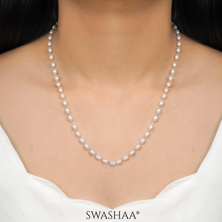 Meesha Pearl 18K Gold Plated Necklace