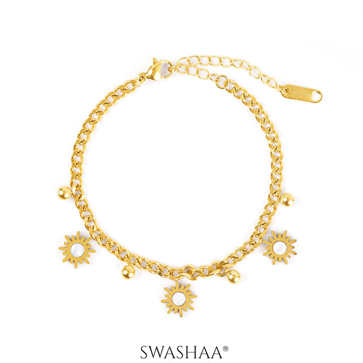 Mellissa Sun 18K Gold Plated Bracelet