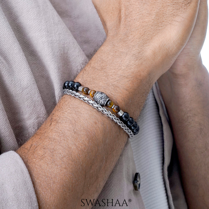 Mersin Men's Beaded Bracelet