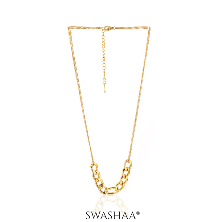 Mojave Chain 18K Gold Plated Necklace