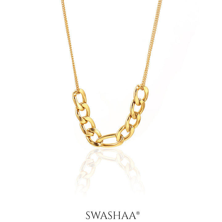 Mojave Chain 18K Gold Plated Necklace