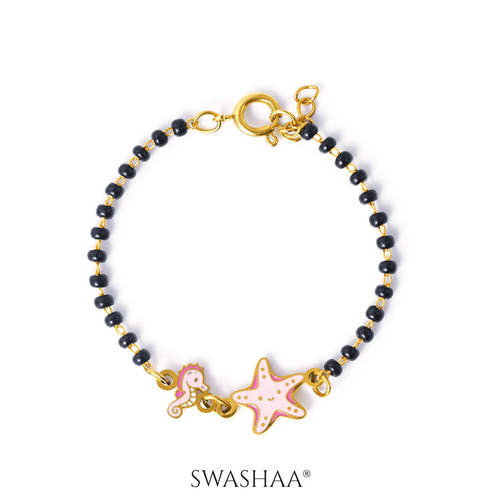 Ocean Dreams 18K Gold Plated Kid's Nazariya Bracelet