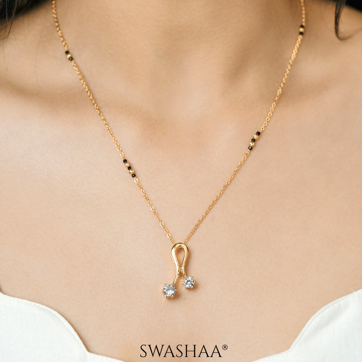 Akshara 18K Gold Plated Mangalsutra