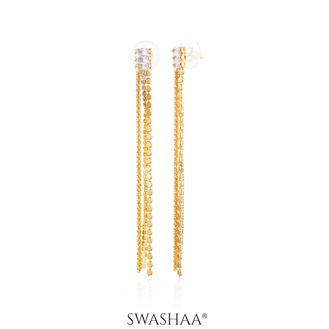 Peahan 18K Gold Plated Earrings