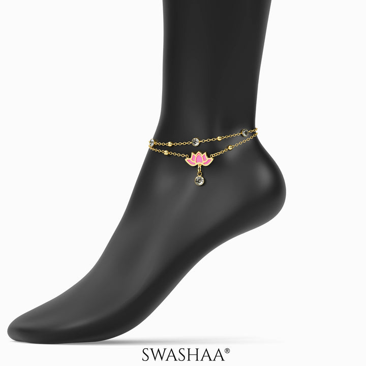 Pious 18K Gold Plated Women's Anklet