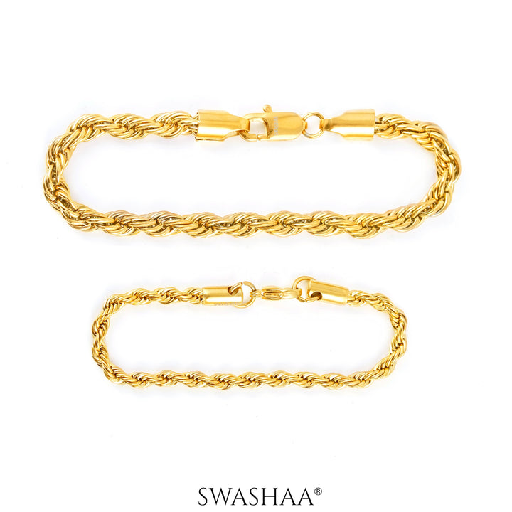 Rogan 18K Gold Plated Women's Bracelet