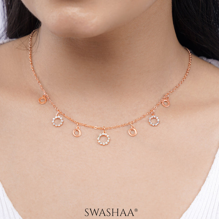 Raaida Rosegold Plated Choker