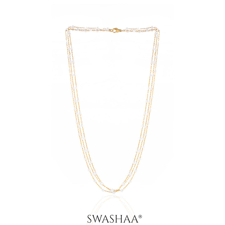 Rain Pearl 18K Gold Plated Necklace