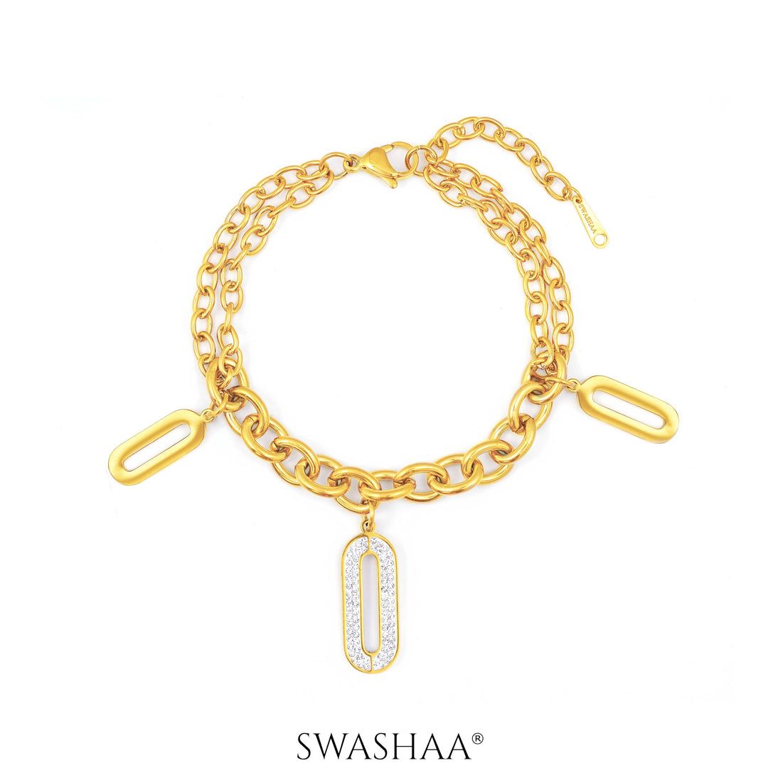 Roha Link 18K Gold Plated Bracelet