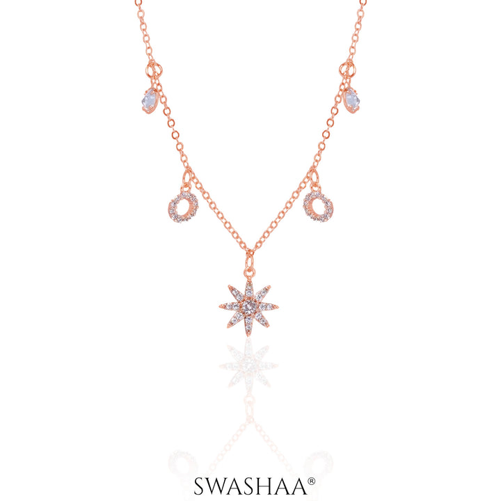 Rosa Rosegold Plated Necklace