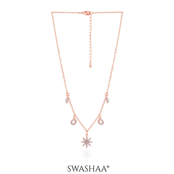 Rosa Rosegold Plated Necklace