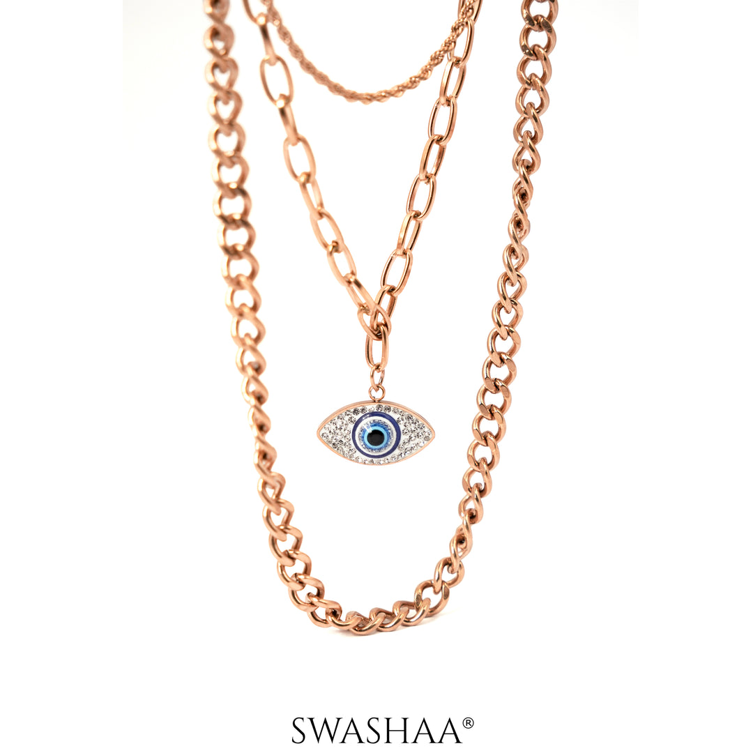 Sydney Rosegold Plated Necklace