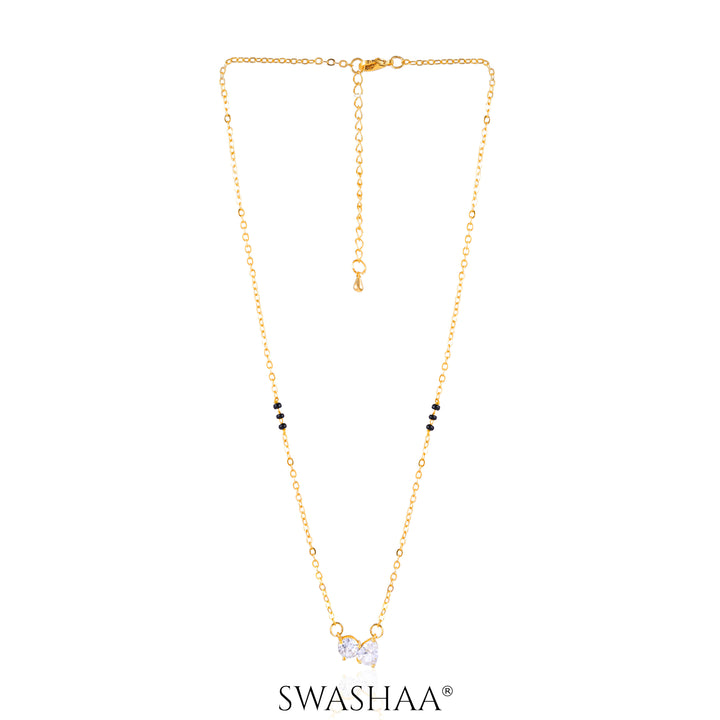 Saanvi Solitaire 18K Gold Plated Mangalsutra