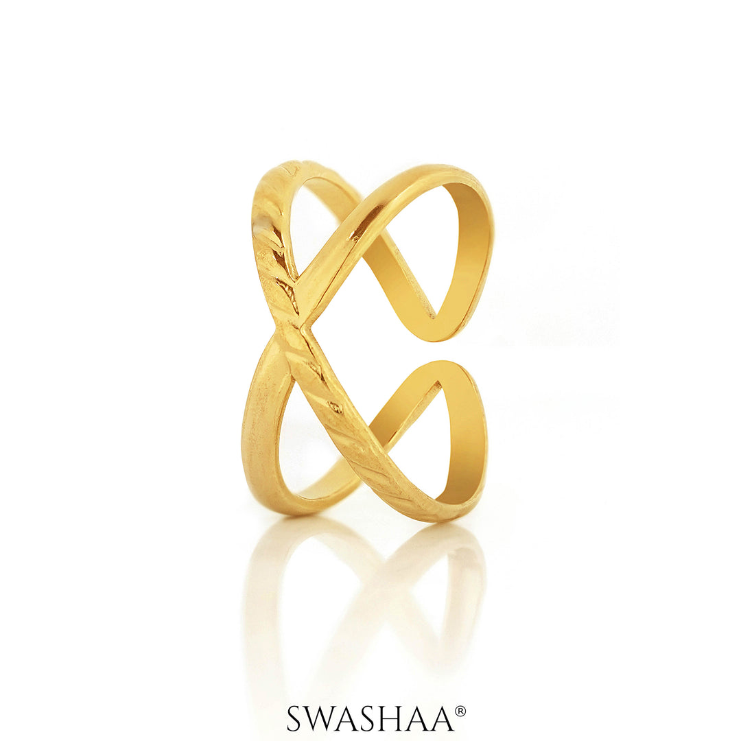 Sabrine 18K Gold Plated Ring