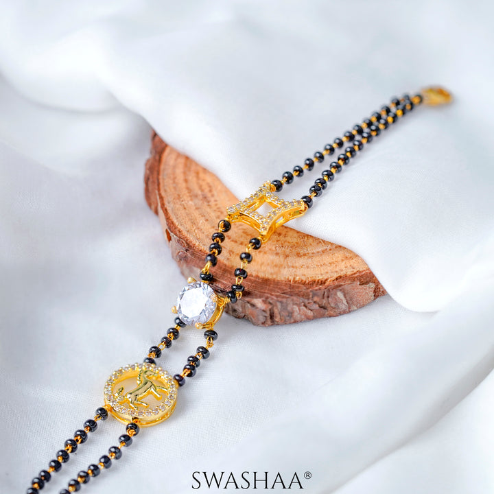 Samaa 18K Gold Plated Mangalsutra Bracelet