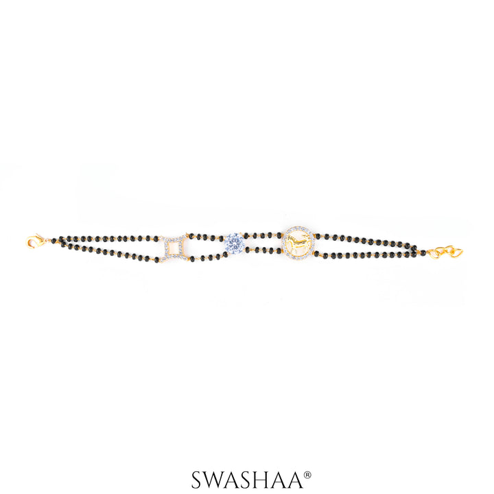 Samaa 18K Gold Plated Mangalsutra Bracelet