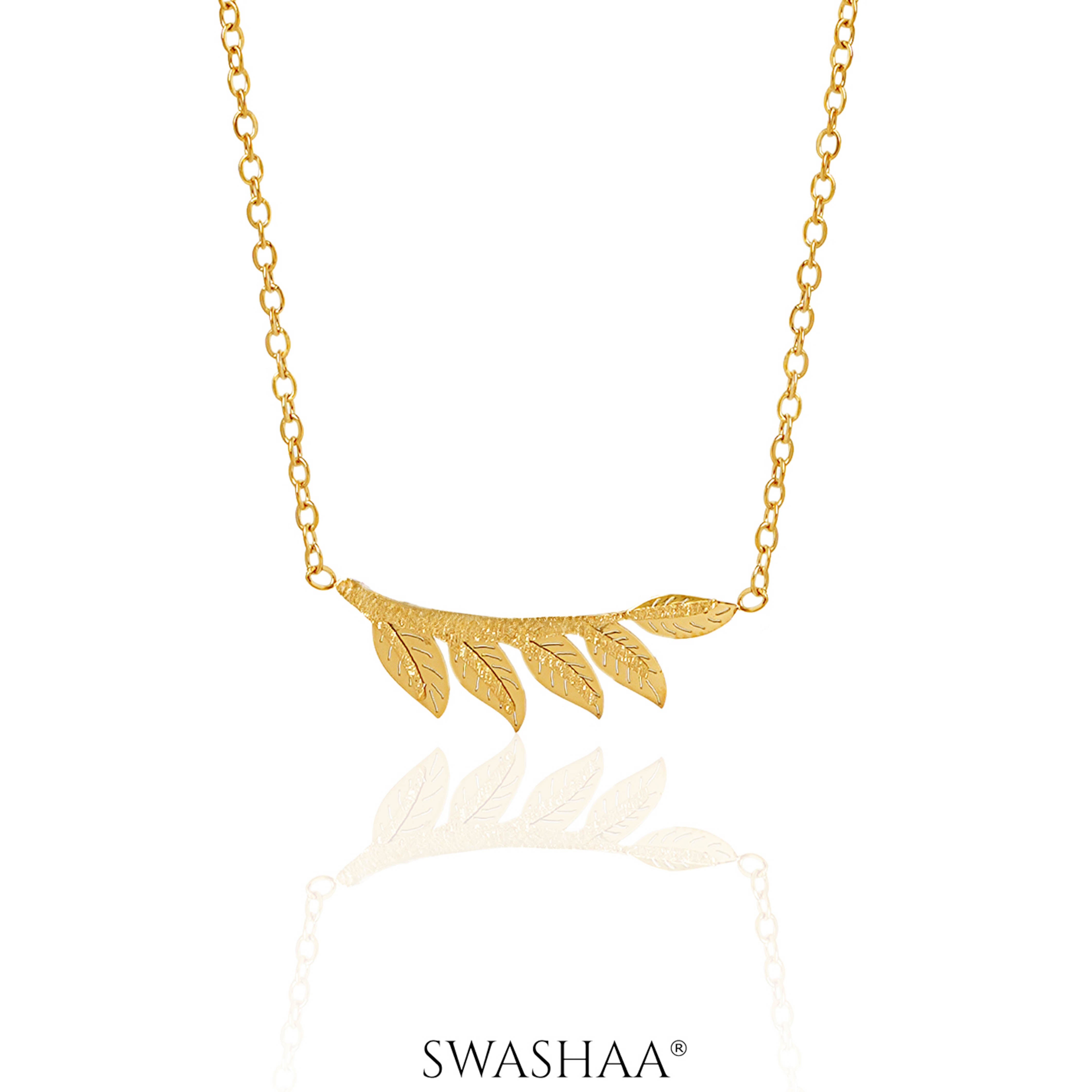 18K store gold plated necklace