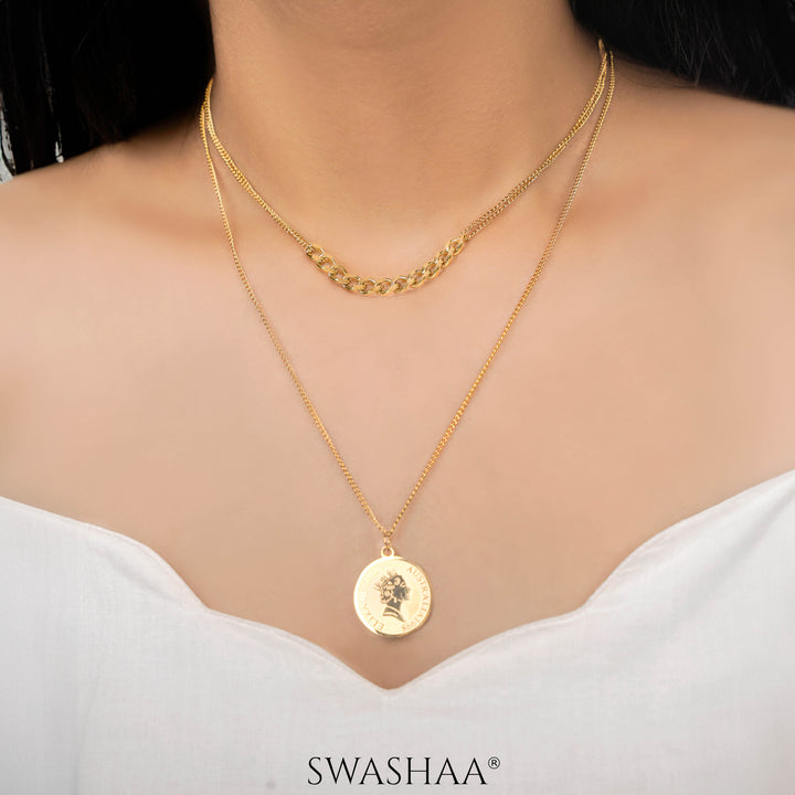 Shina Queen 18K Gold Plated Necklace