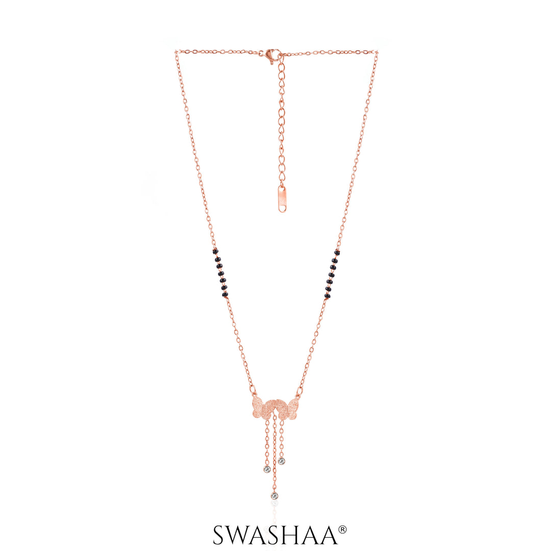 Shreya Rosegold Plated Mangalsutra