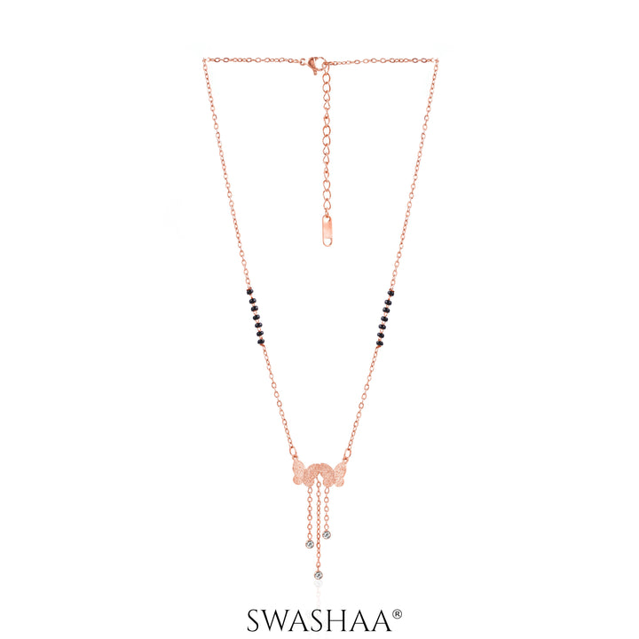 Shreya Rosegold Plated Mangalsutra