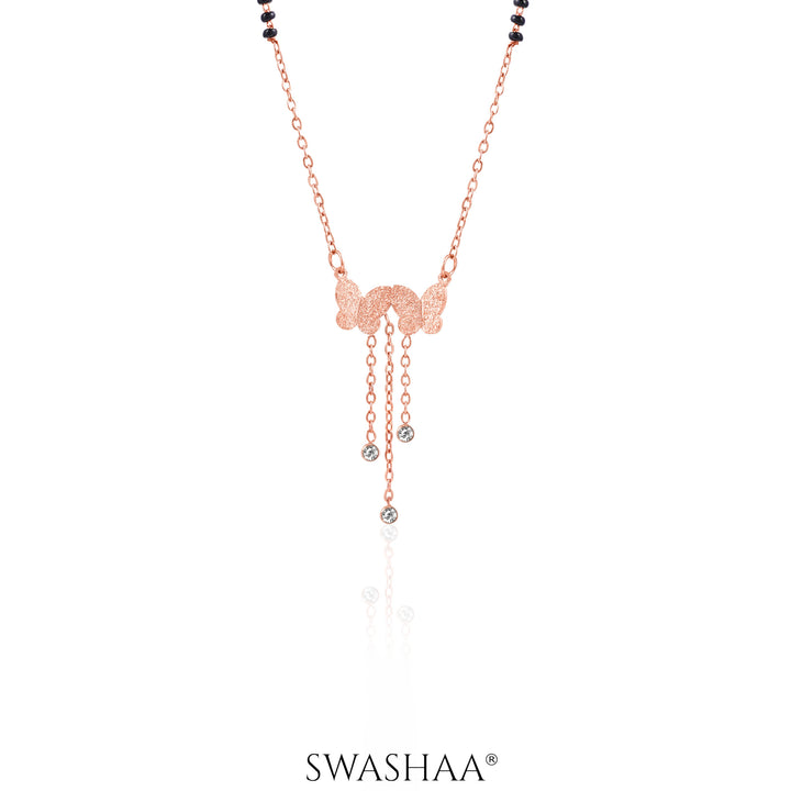 Shreya Rosegold Plated Mangalsutra