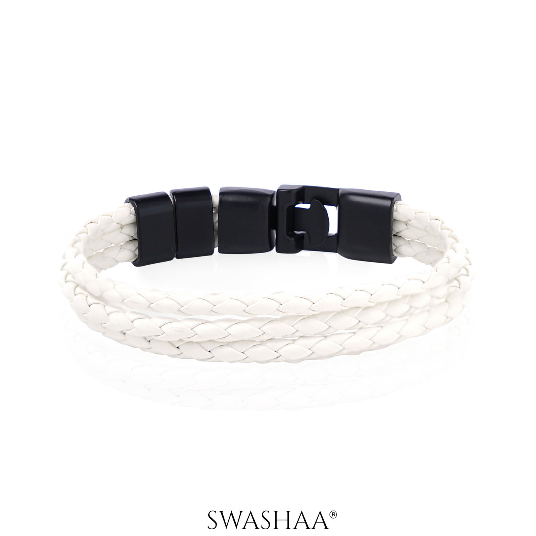 Shwet Men's Leather Bracelet