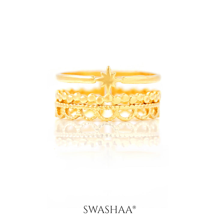 Silas 18K Gold Plated Ring