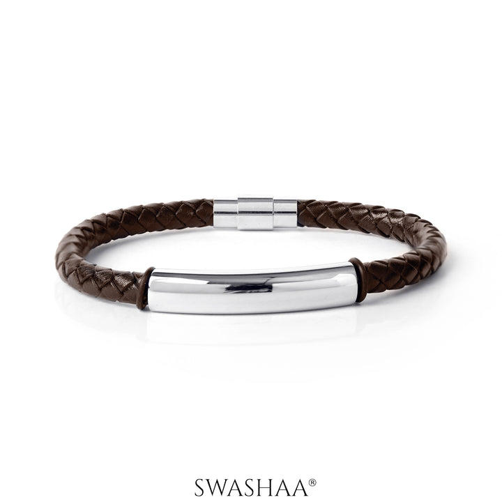 Spartons Men's Leather Bracelet