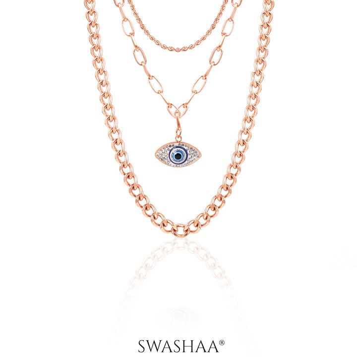 Sydney Rosegold Plated Necklace