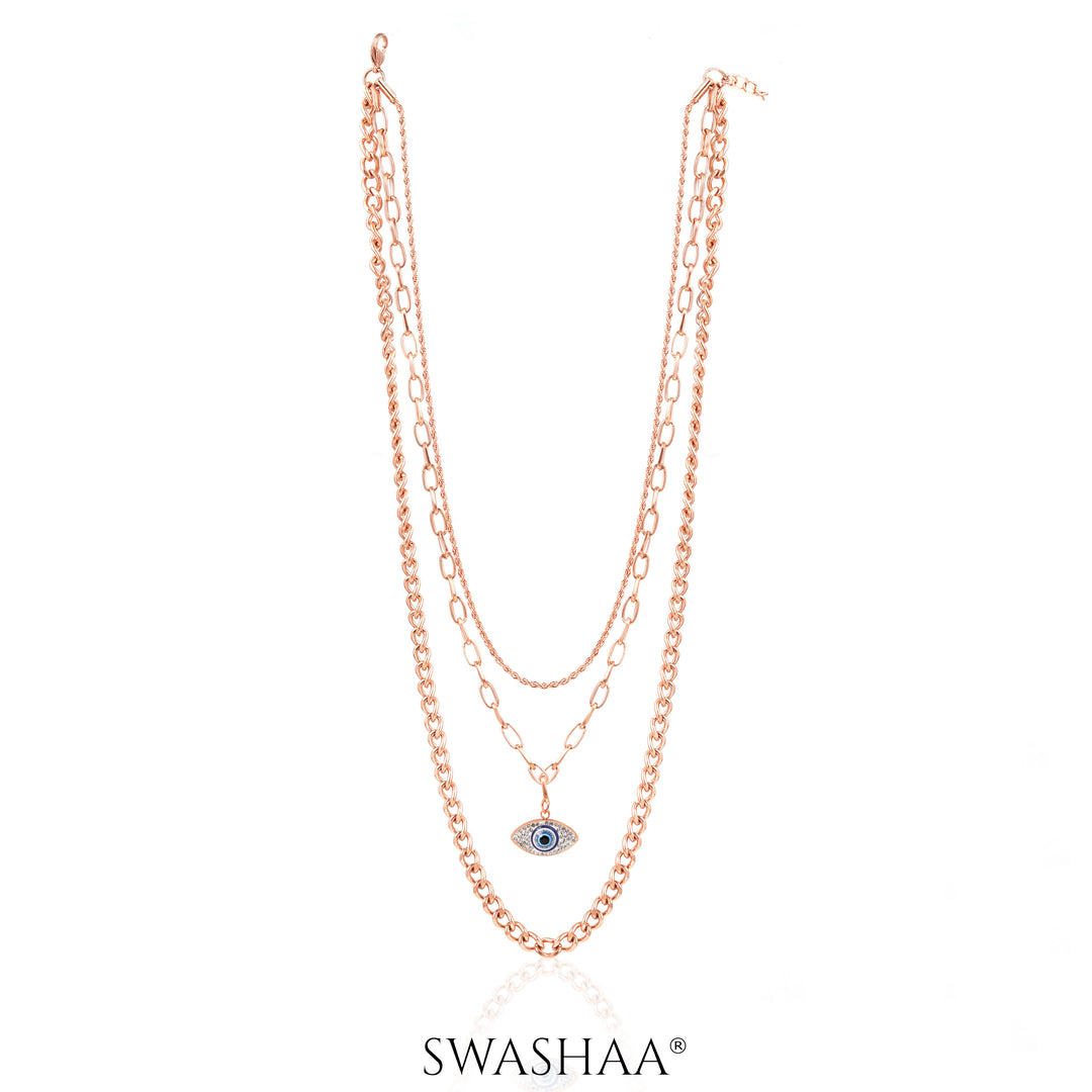 Sydney Rosegold Plated Necklace