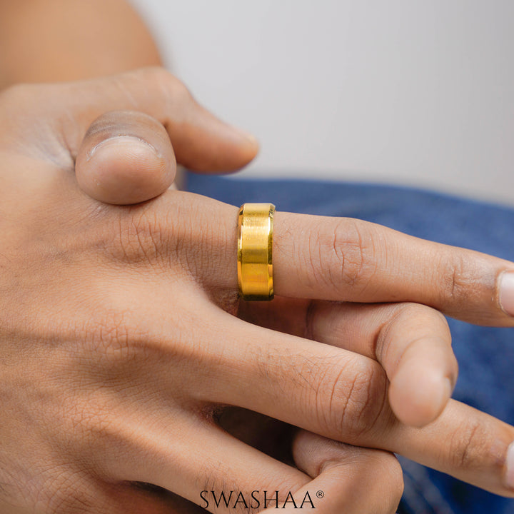 Sylvan 18K Gold Plated Men's Ring