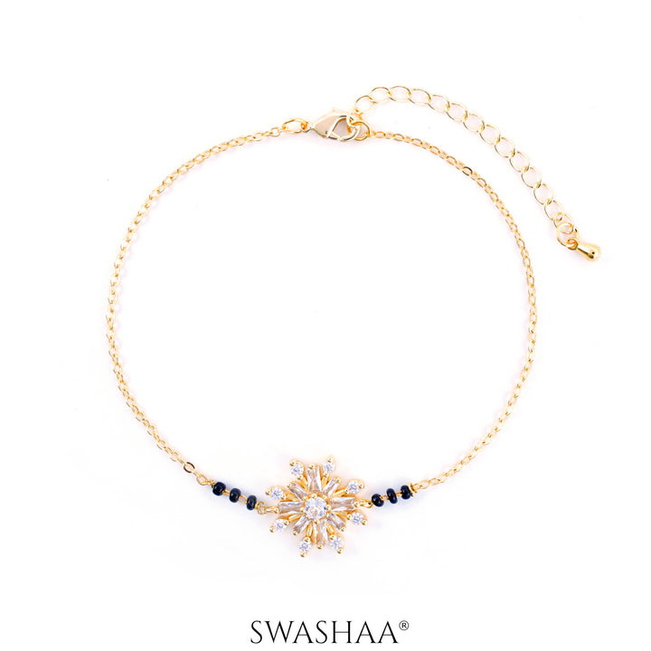 Tara 14K Gold Plated Mangalsutra Bracelet