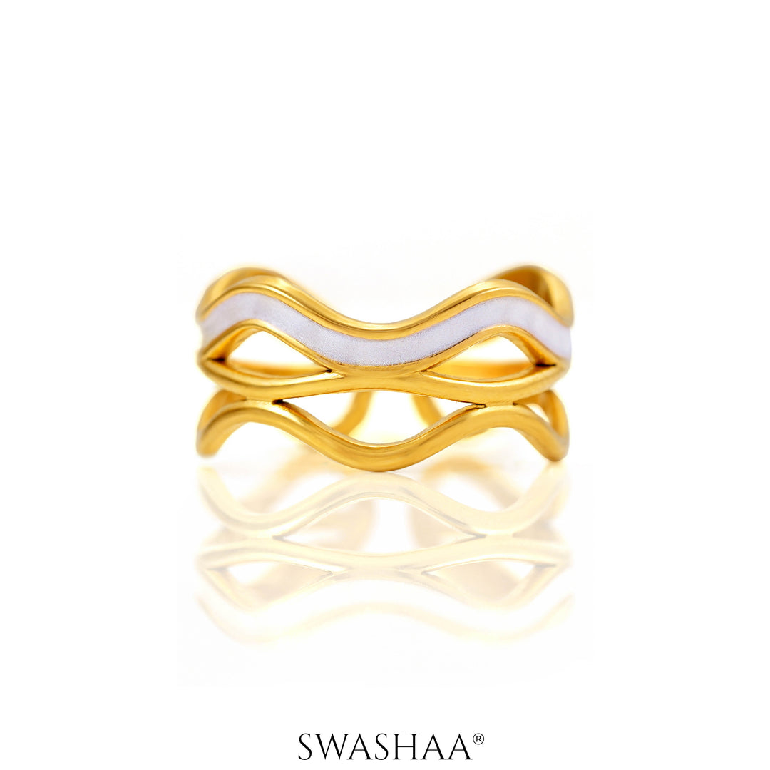 Tariya 18K Gold Plated Ring