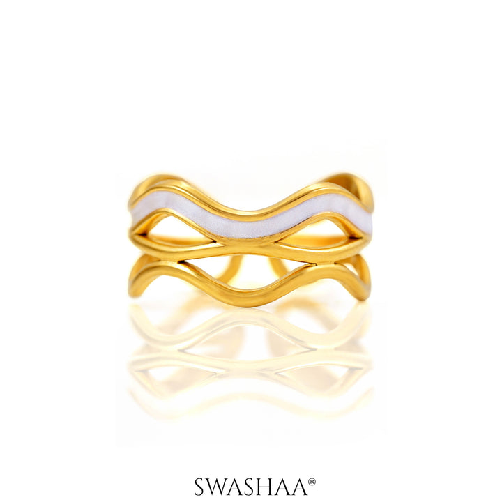 Tariya 18K Gold Plated Ring