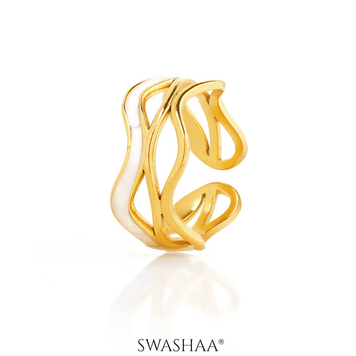 Tariya 18K Gold Plated Ring