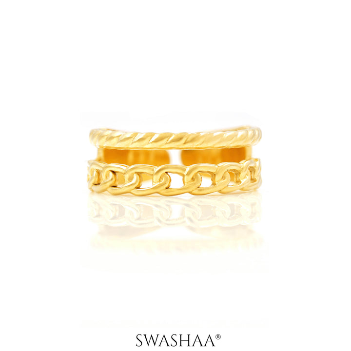 Tonia 18K Gold Plated Ring