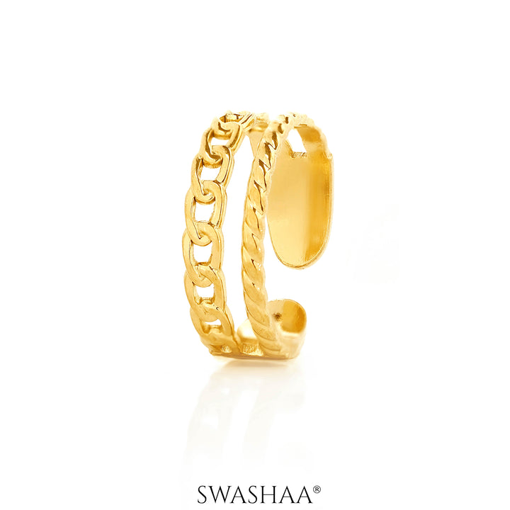 Tonia 18K Gold Plated Ring