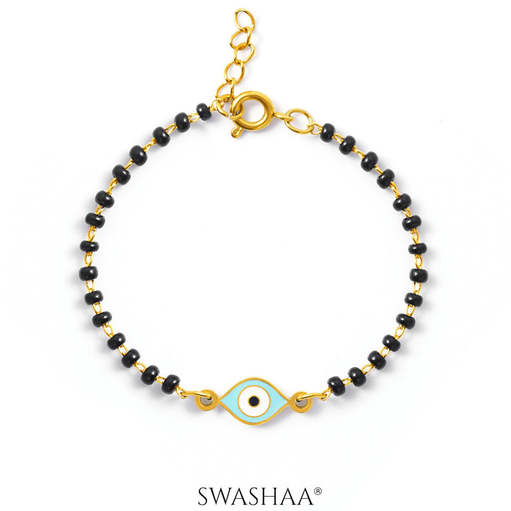 Tranquil Eye 18K Gold Plated Kid's Nazariya Bracelet