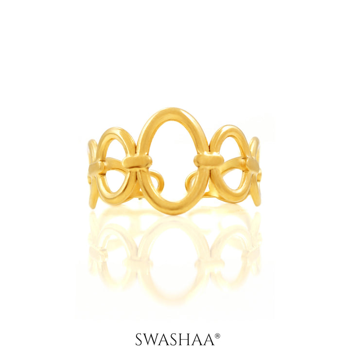 Udaya 18K Gold Plated Ring