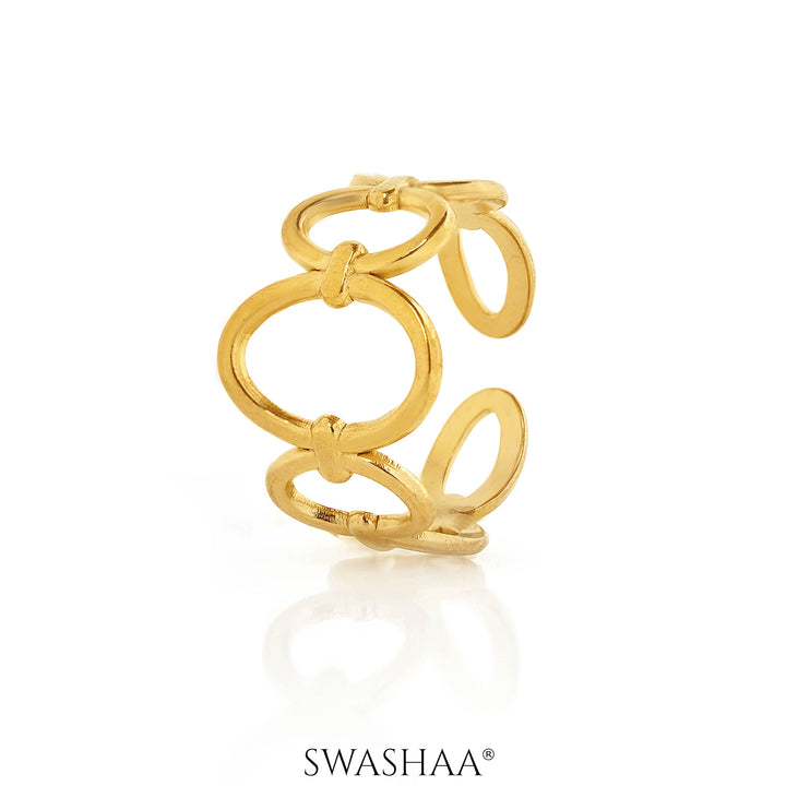 Udaya 18K Gold Plated Ring