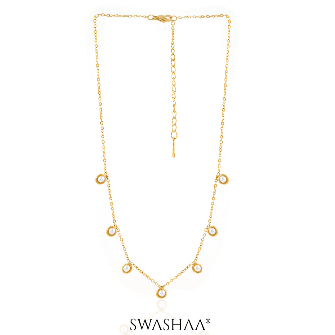 Uni Pearl 18K Gold Plated Necklace