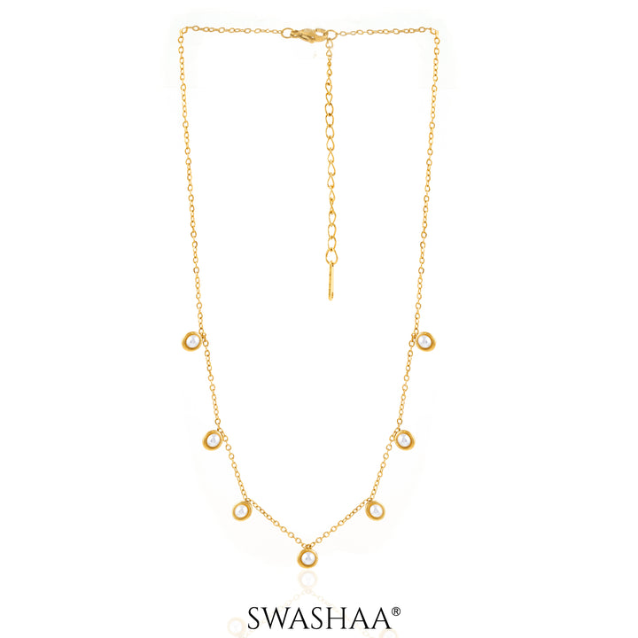 Uni Pearl 18K Gold Plated Necklace